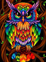 Яркий наряд сказочной совы