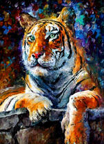 Большой рыжий тигр