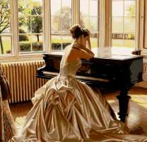 Невеста у рояля
