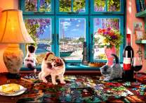 Котята у окна