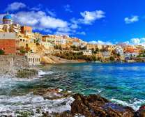 Небольшой шторм у города