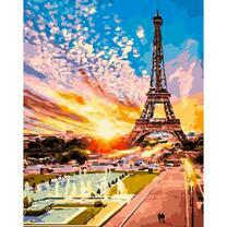 Солнечное небо над Парижем