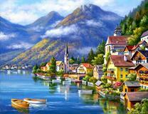 Прибрежный курортный городок