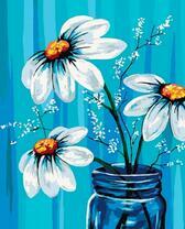 Большие ромашки в банке