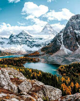 Божественный горный пейзаж