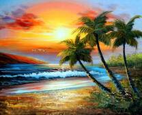 Божественный закат над морем