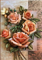 Букет чайных роз