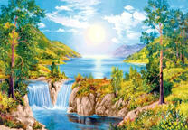 Солнце над рекой