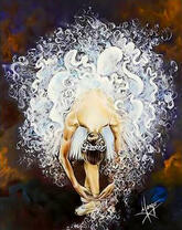 Выступление балерины в воздушном наряде