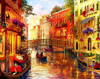 Яркие стены обычных улиц Венеции