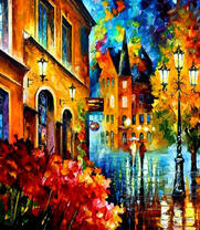 Осенний вечер в старом городе