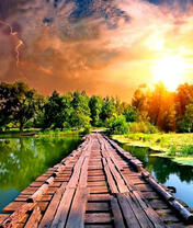 Мостик через реку