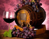 Бочонок красного вина
