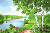 Летний пейзаж у реки