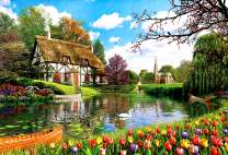 Домик у реки в Голландии