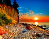 Неимоверной красоты морской закат