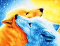 Тёплый и холодный волки
