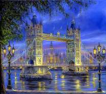 Тауэрский мост в вечерней красоте