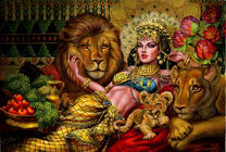 Клеопатра и семья львов