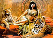 Клеопатра со своими тиграми