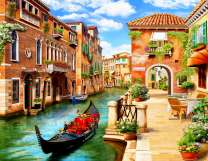 Замечательное утро в солнечной Венеции