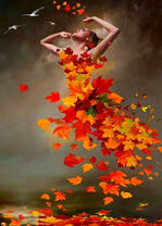 Девушка-осень