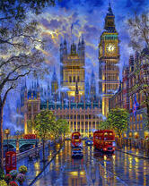 Лондон ночью