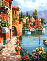 Уютные домики у самого берега моря