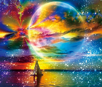 Парусник и разноцветные небеса